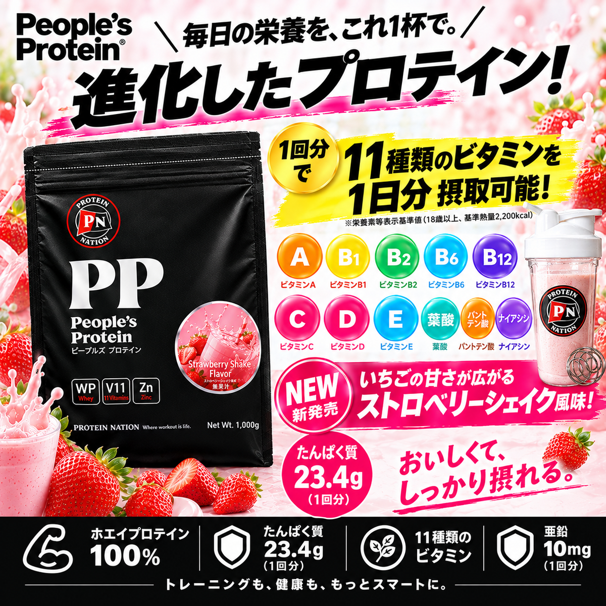 Protein Nationピープルズ プロテイン 1kg